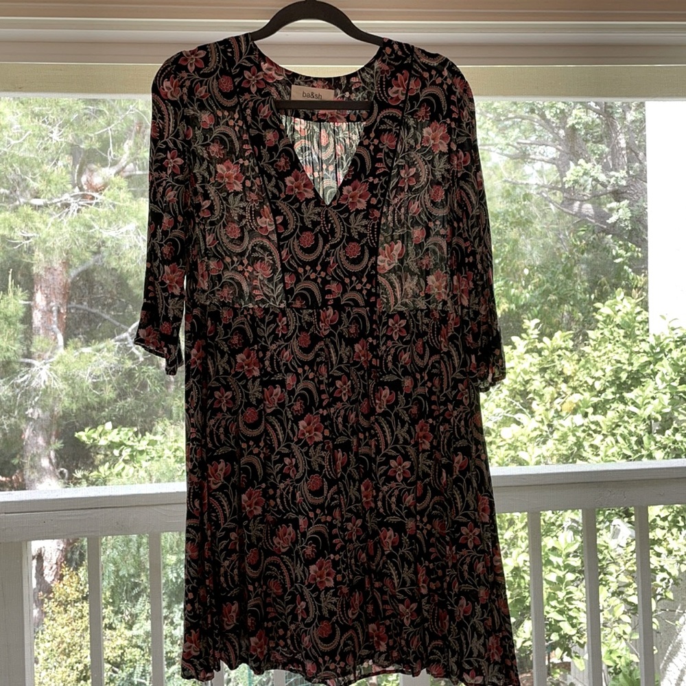 BA&SH half sleeve V neck dress